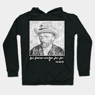 Self Portrait with Grey Felt Hat Van Gogh 1887 Hoodie